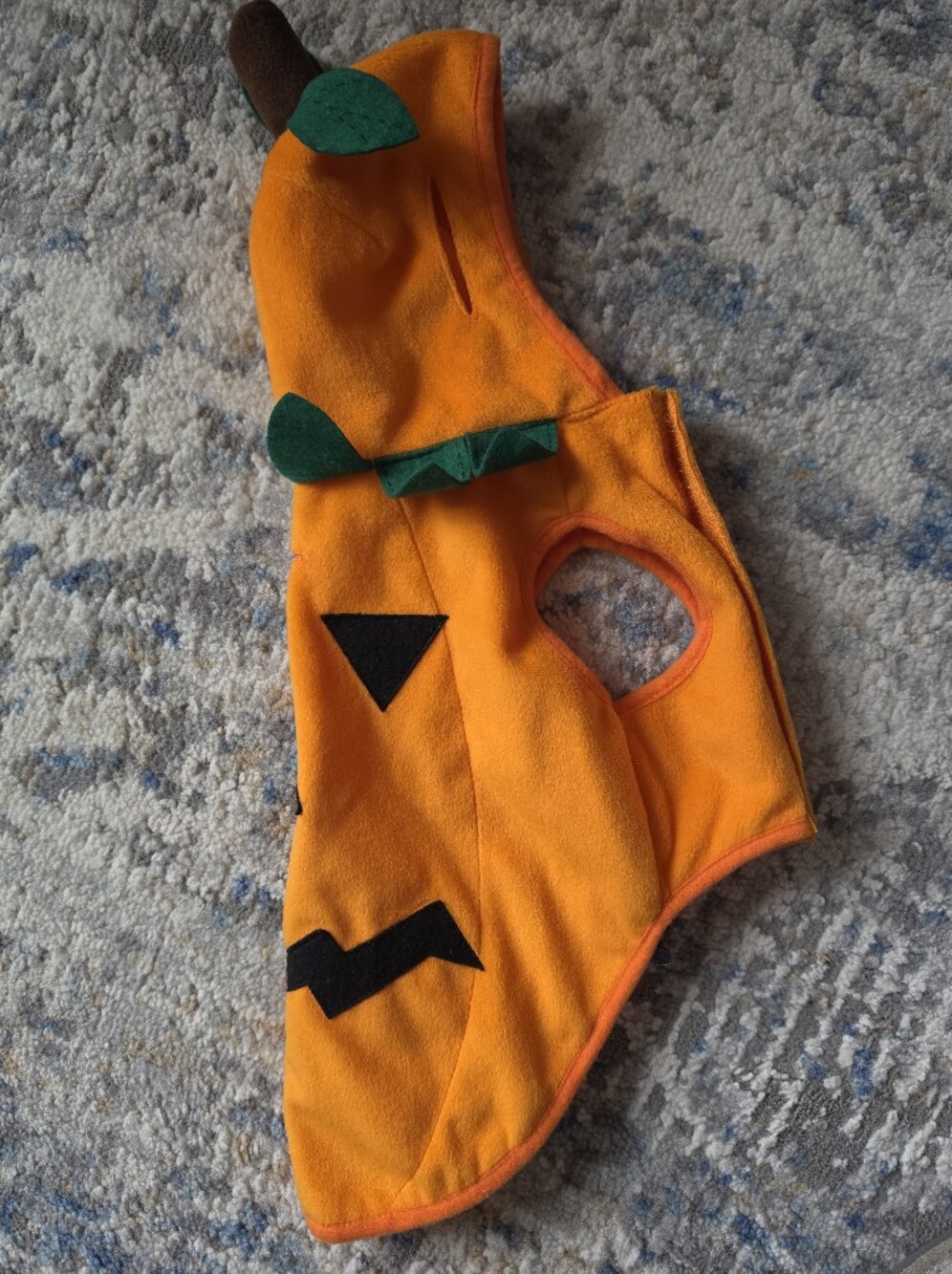 ๐Pumpkin Dog Costume Halloween Jack-O-Lantern Outfit๐ค - Picture 12 of 12